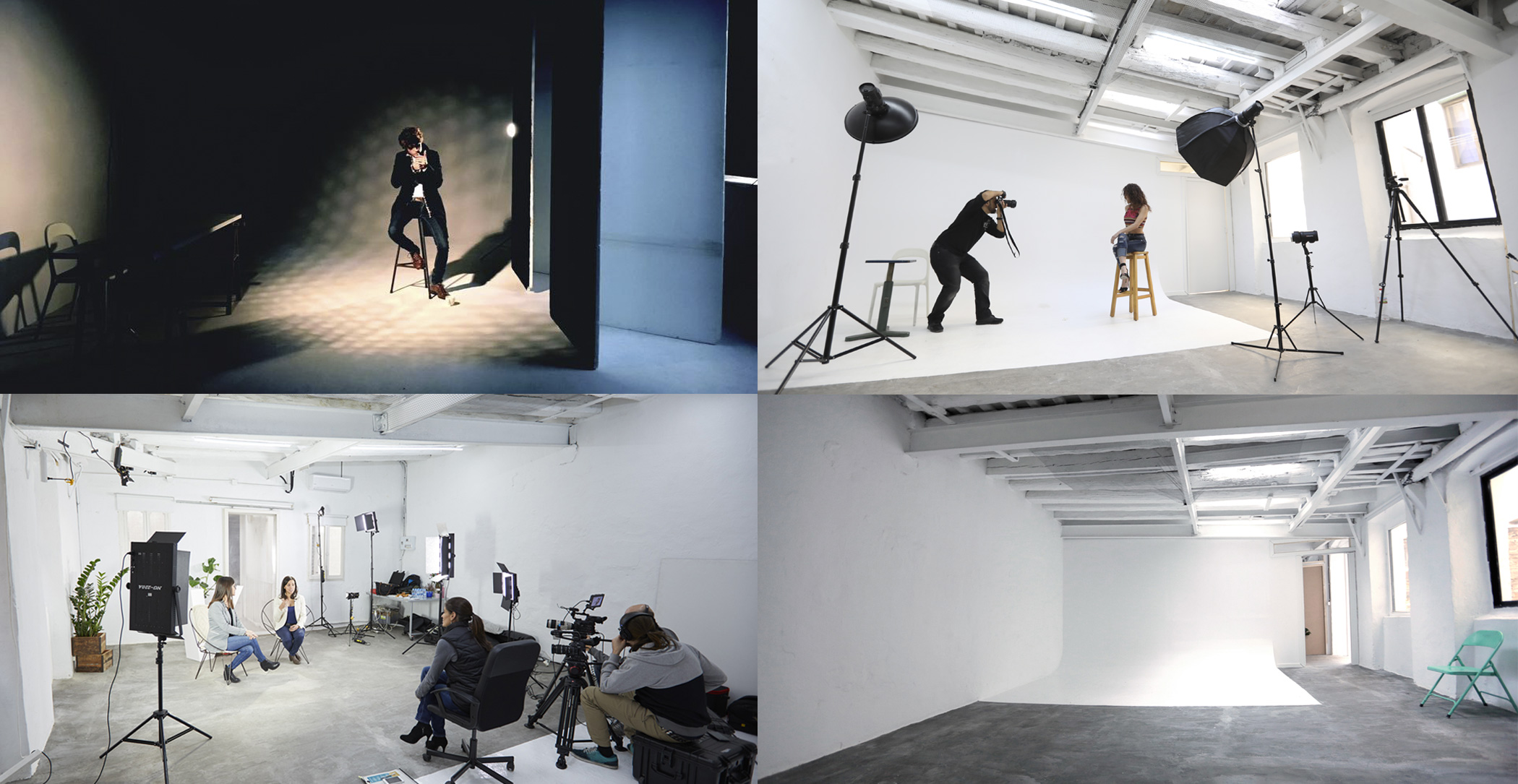 Alquiler estudio fotográfico en Barcelona Luz Natural o artificial | Estudio 2