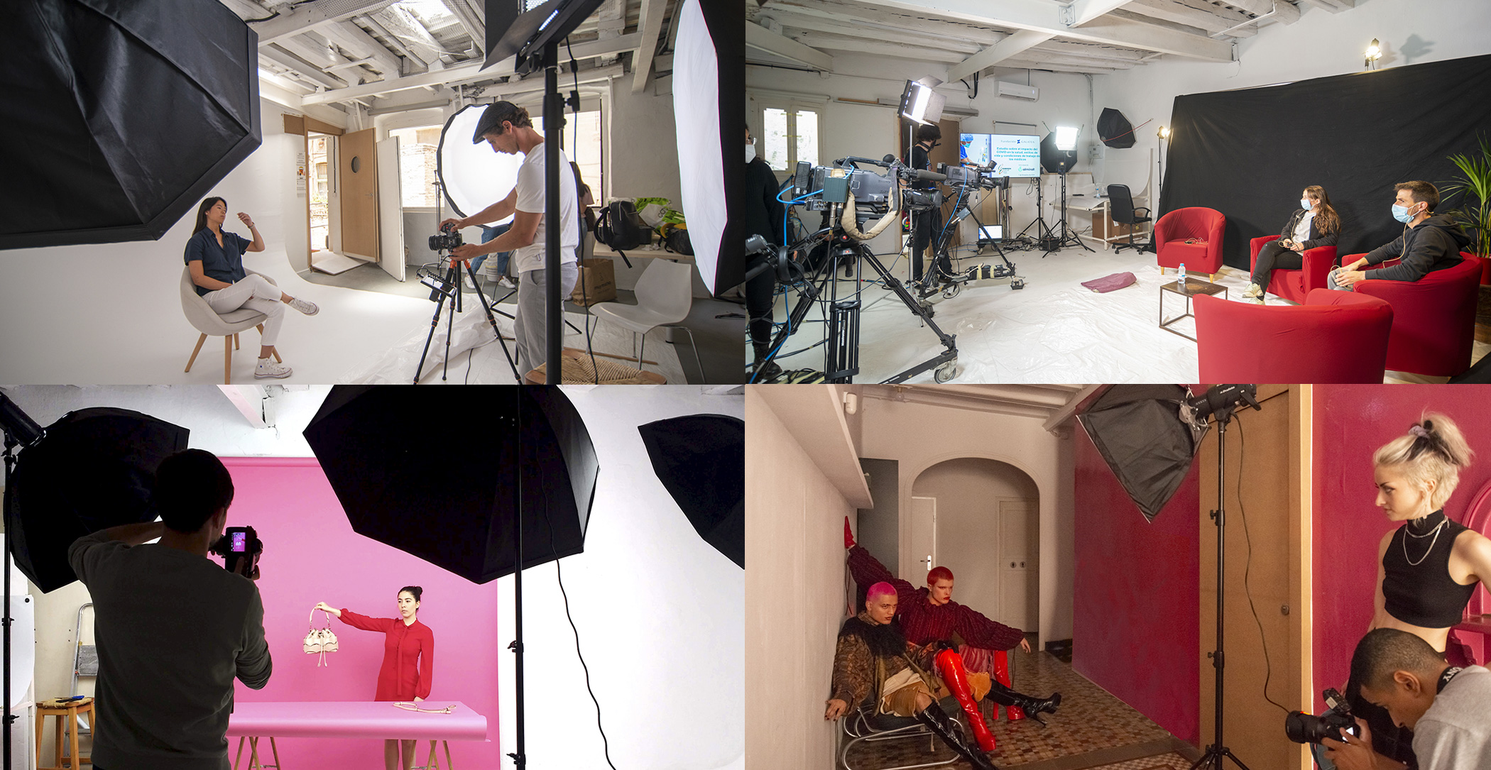 Alquiler estudio fotográfico en Barcelona Luz Natural o artificial | Estudio 2