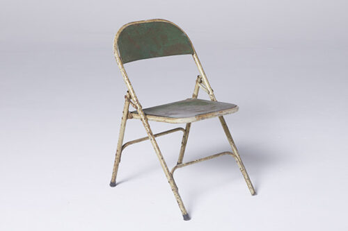 Silla plegable caqui